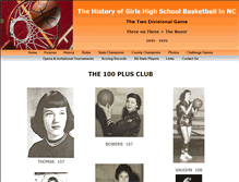 Tablet Screenshot of ncgirlsbasketball.com